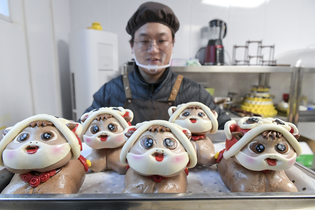 臨沂：春節向け花饃商品が好調 年越しの祝いを伝える